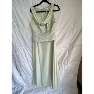 Chadwicks Womens Formal Dress Beaded Evening Size 10 Soft Girl‎ Elegance